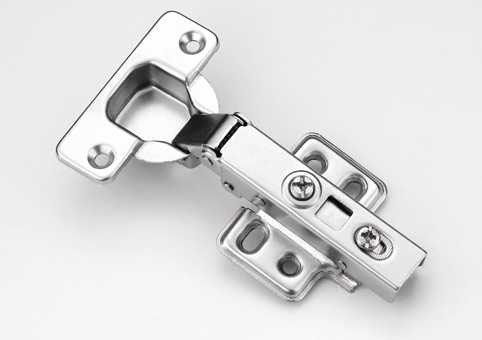 Soft Close Hinges - Cold Rolled Steel, 110 Degree Opening Angle, 35mm Cup Diameter, 11.5mm Depth, 48mm Hole Distance, Suitable for 14-20mm Door Thickness