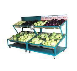 Supermarket Vegetable Display Counter