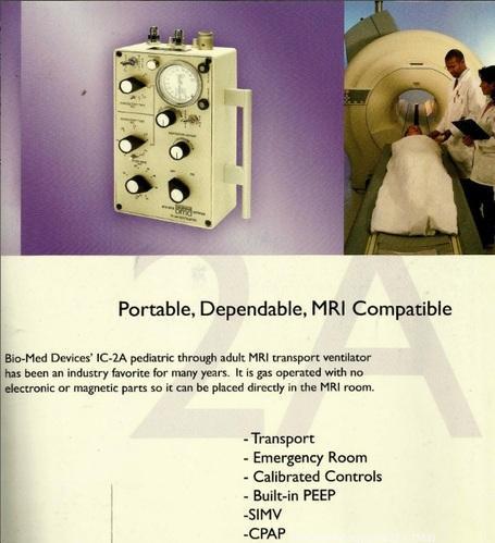 Advanced Medical Mri Ventilator