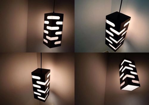 Fancy Block Hanging Lamp
