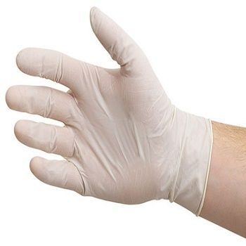 White Disposable Examination Gloves