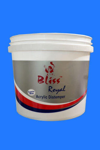 Acrylic Distemper Application: Brush