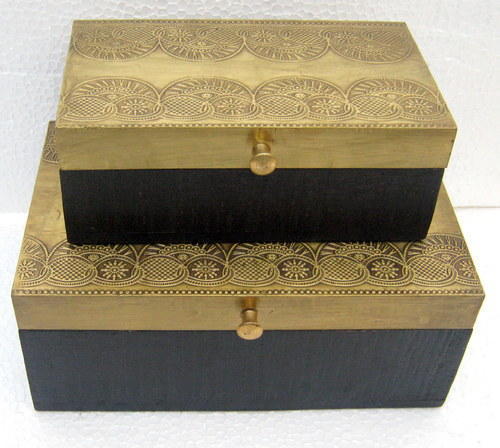 Brass Fitted Jewellery Box