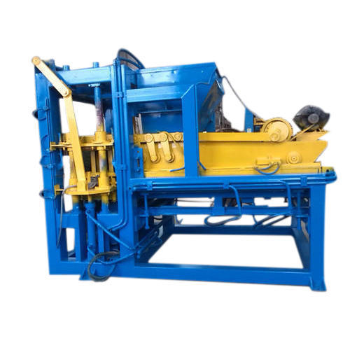 Semi Automatic Type Concrete Paver Block Machine