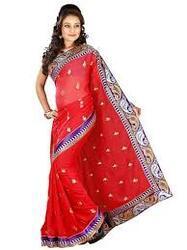 Exclusive Red Fancy Saree