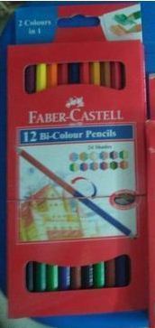 Faber Castell 12 द्वि रंग पेंसिल