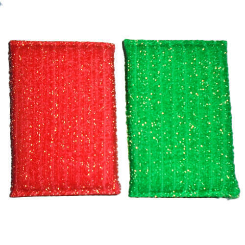 Red And Green Scrub Pad Liquid