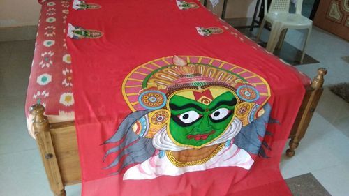 Printed Pattachitra Saree