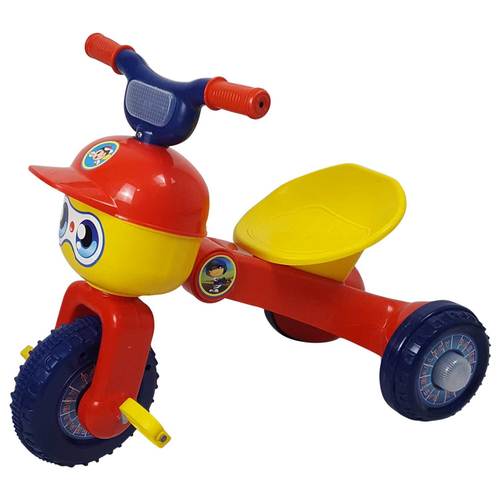 Red Happy Folding Tricycle