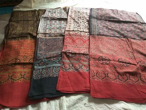 Fancy Ajrakh Cotton Stole