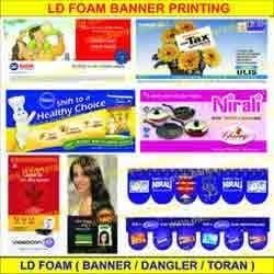 Rectangular Printed Ld Foam Banners