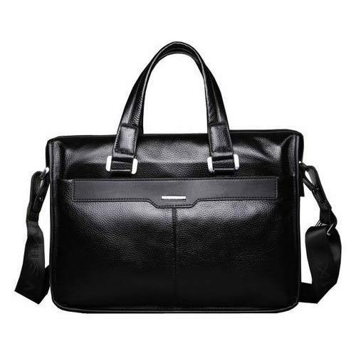 Demanded Black Leather Bag