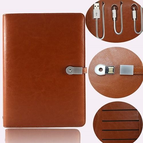 Organiser Diary with Inbuilt Power Bank and USB Pen Drive