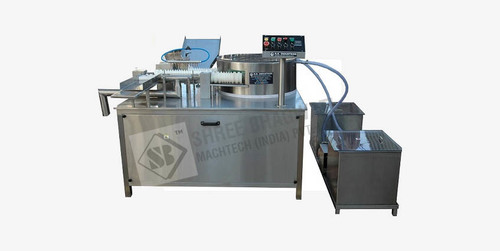 Premium Quality Ampoule Washing Machine - Stainless Steel, 1 Year Warranty | Automatic Control, Custom Capacity, High Tensile Strength