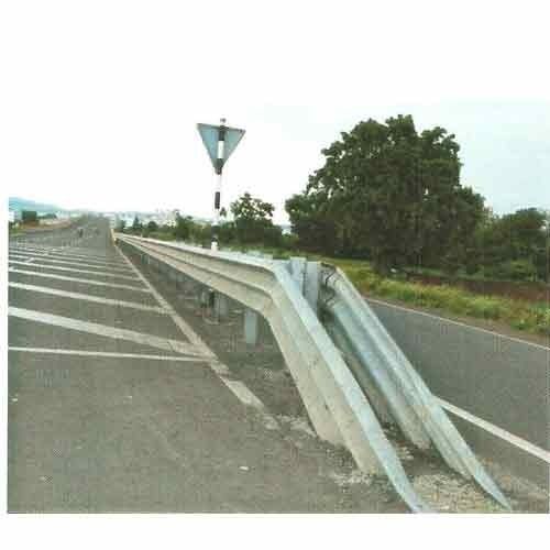 Three Beam Double Sided Crash Barrier