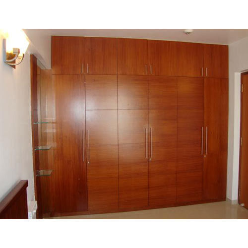 designer wooden wardrobe