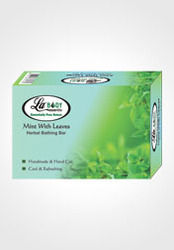 Mint With Leaves Soap