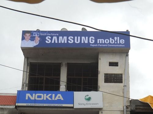 Mobile Company Sign Board