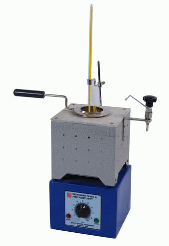 Pensky Martens Flash Point Apparatus - Electric Heated with Energy Regulator, Electronic Temperature Indicator and Regulator, Geared Motor Stirrer for Oil Testing