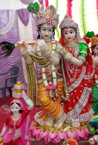 Radha Krishna with jadai