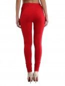 Ladies Bright Red Churidar Legging