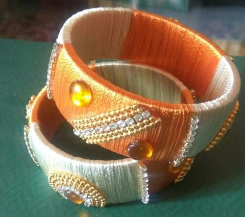 Designer Silk Thread Bangles