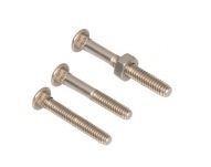 White High Tensile Carriage Bolts