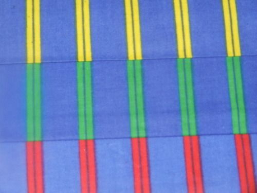 Blue Stripe Print Fabric