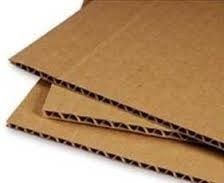 Plain Brown Corrugated Paper Sheets