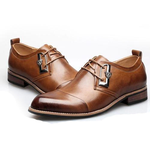 Mens Brown Leather Shoes at Best Price in Agra | M/S P C Footwear