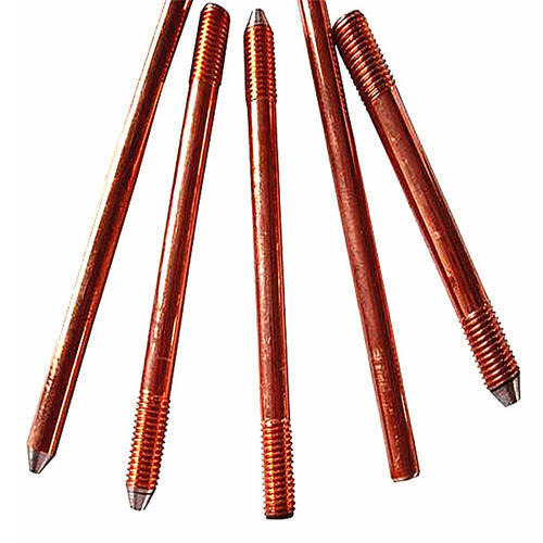 Mechanically Claded And Coated Copper Grounding Rod