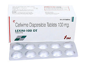 Cefixime Dispersible 100 mg