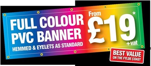 Full Color PVC Banner Printing Services