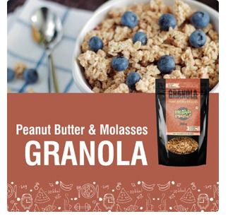 Peanut Butter Molasses Granola