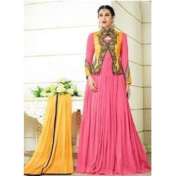 Georgette Net Anarkali Suit