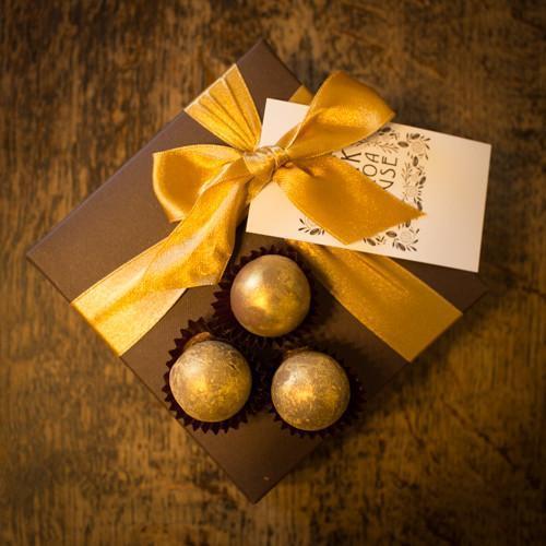 Golden Wrapping Chocolate Ball