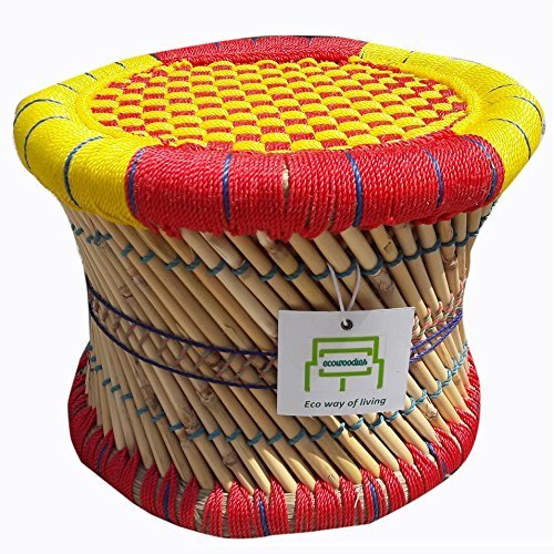 Babyish Handicraft Sitting Bamboo Stool - Assembly: No Assembly Required