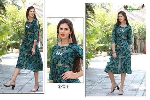 Ladies Designer Cotton Kurtis