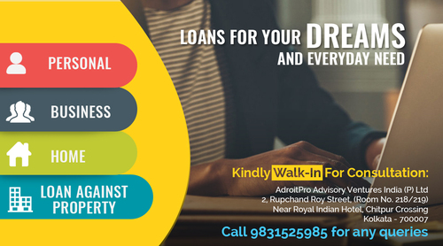 Personal Loan Service By Adroit Advisory Ventures Indis Pvt. Ltd.