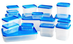 Blue Color Plastic Container