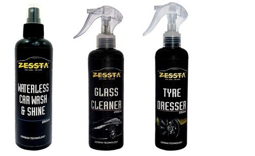 Glass Cleaner and Tyre Dresser