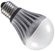 Round White LED Bulb