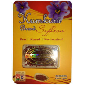 Kumkum Brand 1gm Packing Saffron