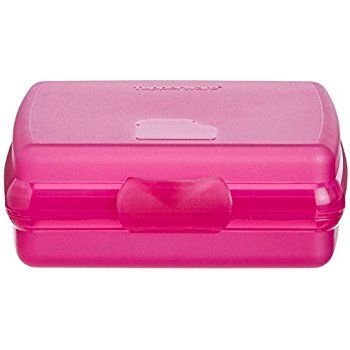 Tupperware Sandwich Keeper - Durable Plastic Material, Various Sizes Available, Dual Color Combinations 