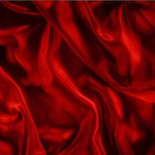 Red Plain Silk Fabric Texture: Soft