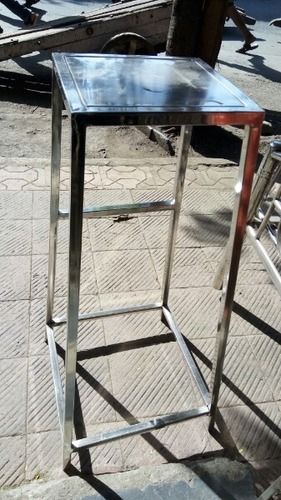 Silver Ss Stainless Steel Stool Big Size 