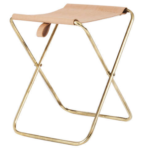 Customized Folding Brass Stool