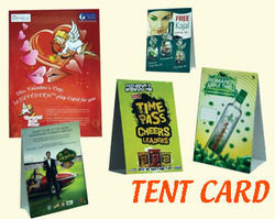 Different Sizes Tent Card