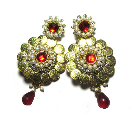 Gold Imitation Earring