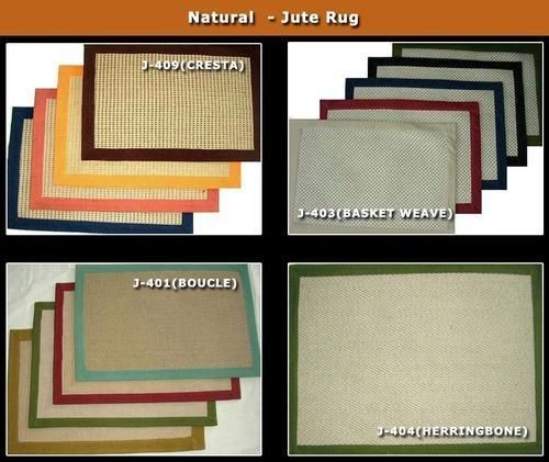 High Grade Natural Jute Rug